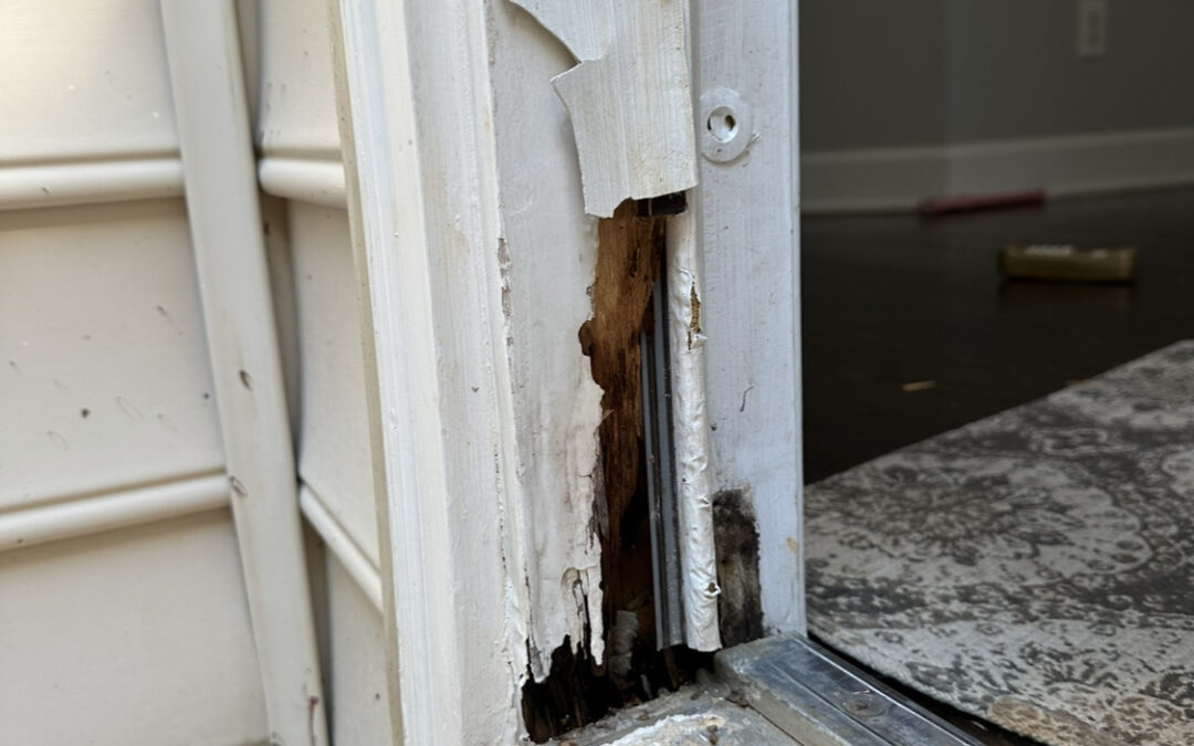 Exterior door wood rot